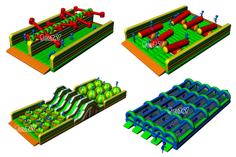 custom inflatable obstacles part 2