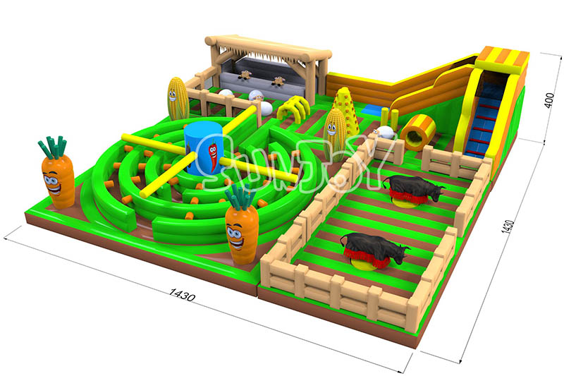 large farm amusement park complete size