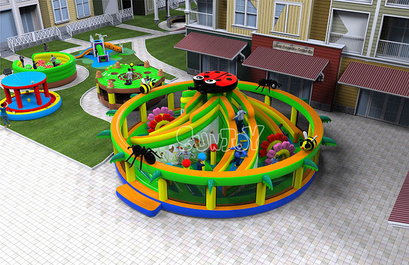 bugs style inflatable playground for sale