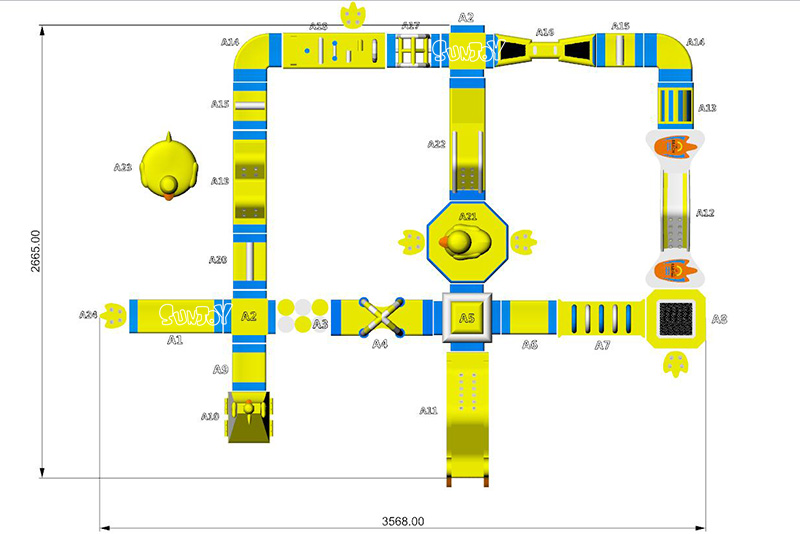 rubber duck water park for sale 1