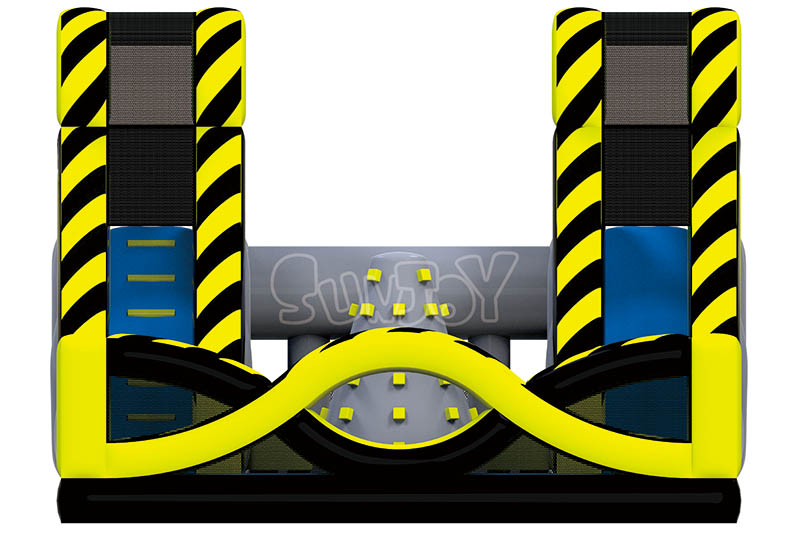 high voltage obstacle front view