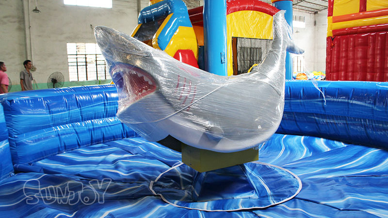 inflatable mechanical shark detail 2