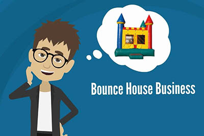 how much can you make from a bounce house rental business?