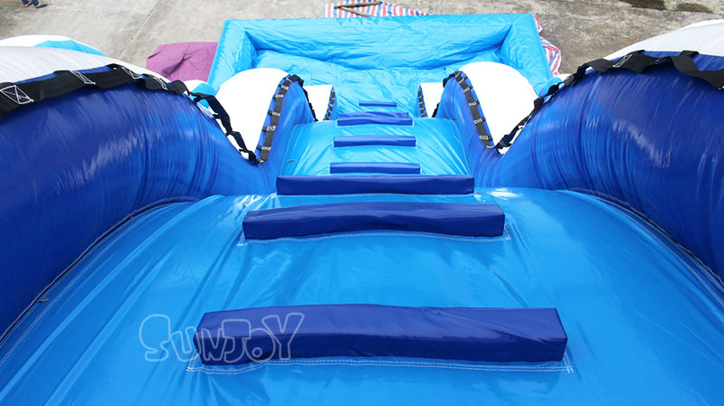 26 feet inflatable water slide climbing lane