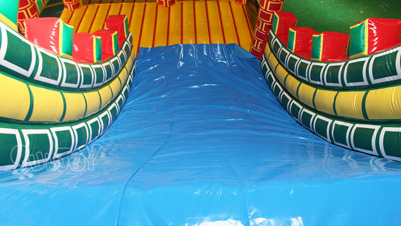 disney castle inflatable slide sliding lane