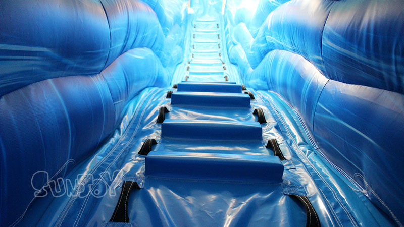 beach theme inflatable slide climbing lane