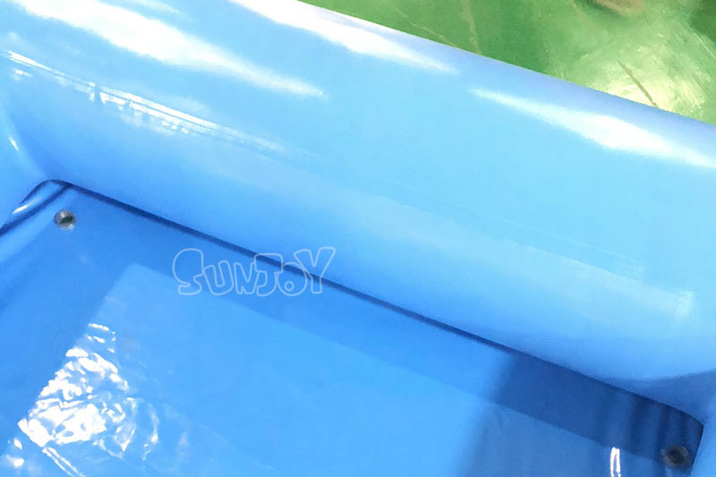 super long inflatable pool drain hole