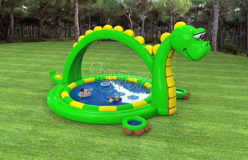 dinosaur inflatable pool effect picture 1