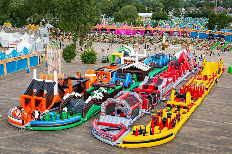 inflatable obstacle course 5k race