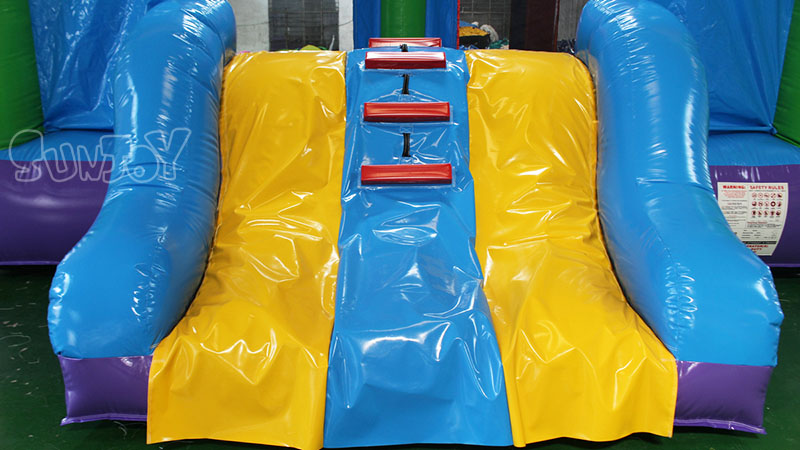 triangle inflatable combo slide entrance