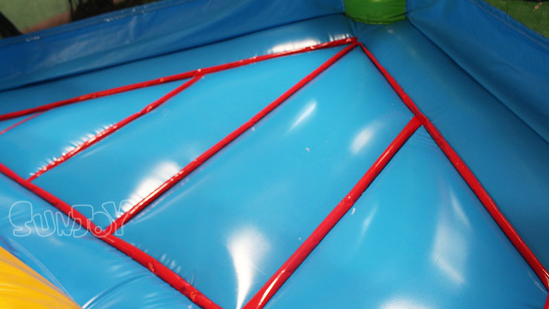 triangle inflatable combo bouncing area