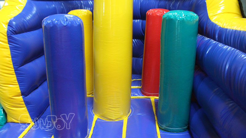 pirate ship bounce house pillars