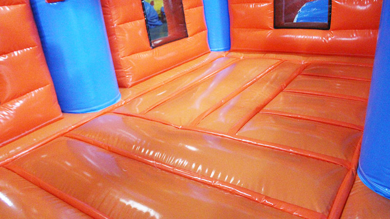 small knight bouncy castle jumping floor