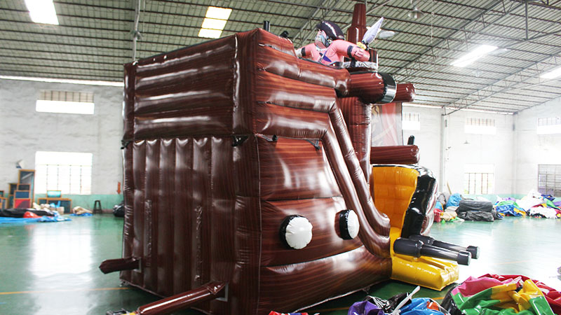 pirate ship inflatable slide picture 2