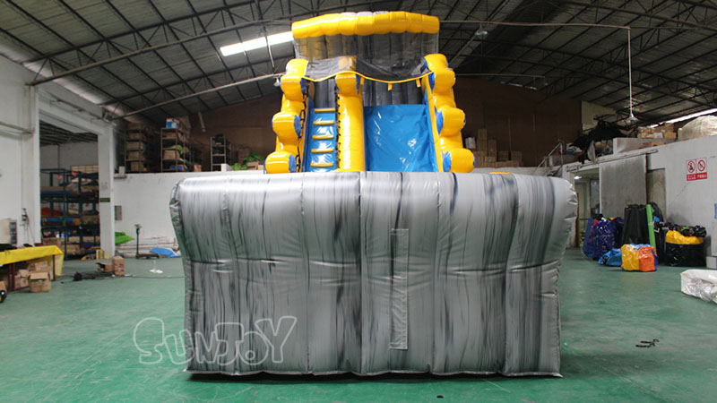 18ft wet/dry inflatable slide front side