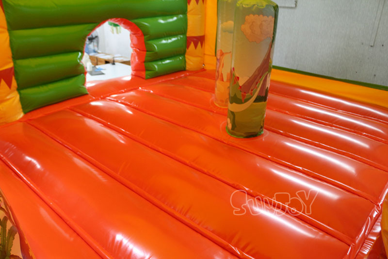 dinosaur bounce house combo bouncing area