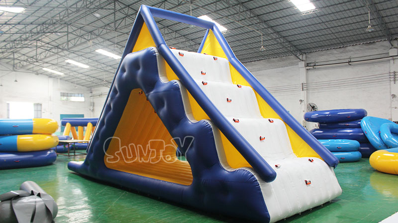 triangle floating water slide for sale