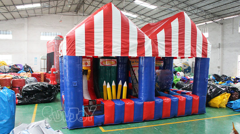 4-in-1 inflatable carnival game surface
