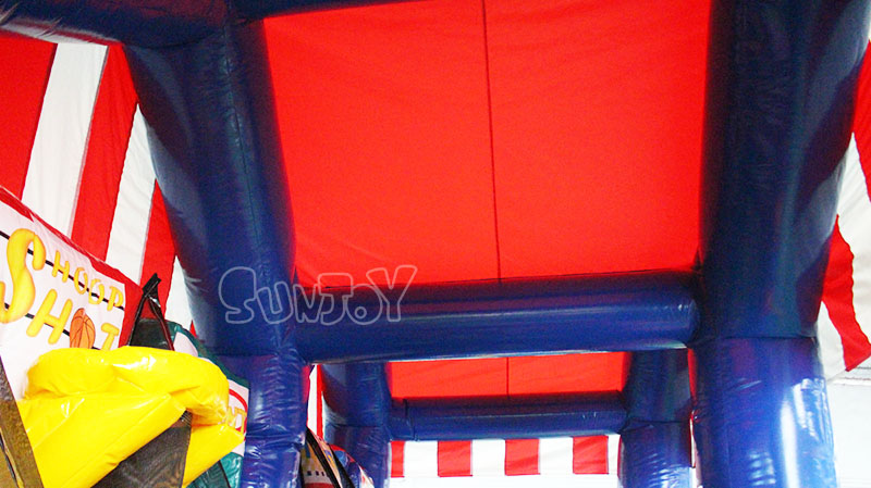 4-in-1 inflatable carnival game roof