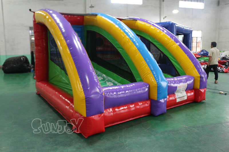 inflatable football throwing game