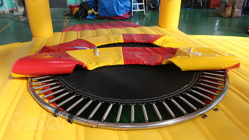 trampoline basketball jumping floor