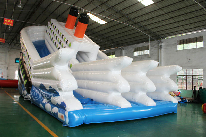titanic inflatable slide for kids