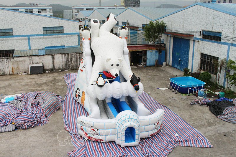 arctic plunge inflatable slide