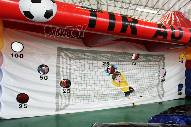 inflatable shot at goal game