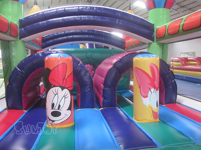 Disney castle obstacle course details 1