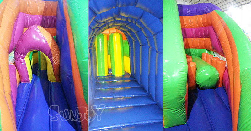 hide-and-seek inflatable playground details
