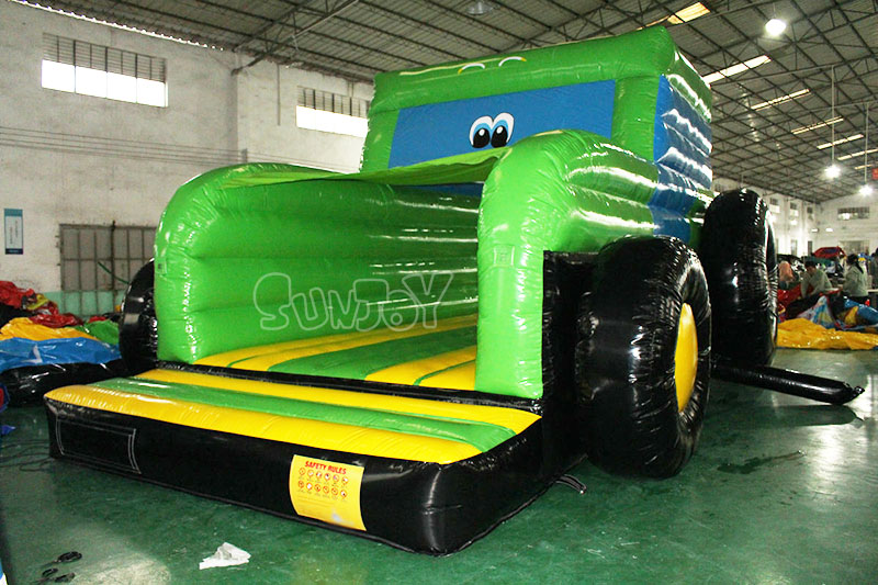 green tractor bounce house for sale