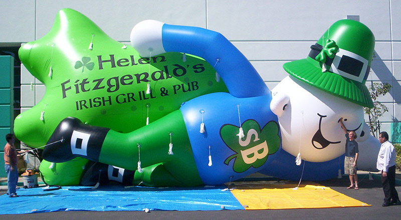 custom inflatable cartoon for advertising