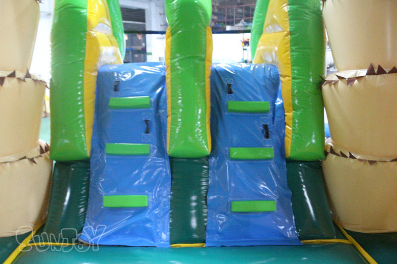 jungle water bounce house climbing