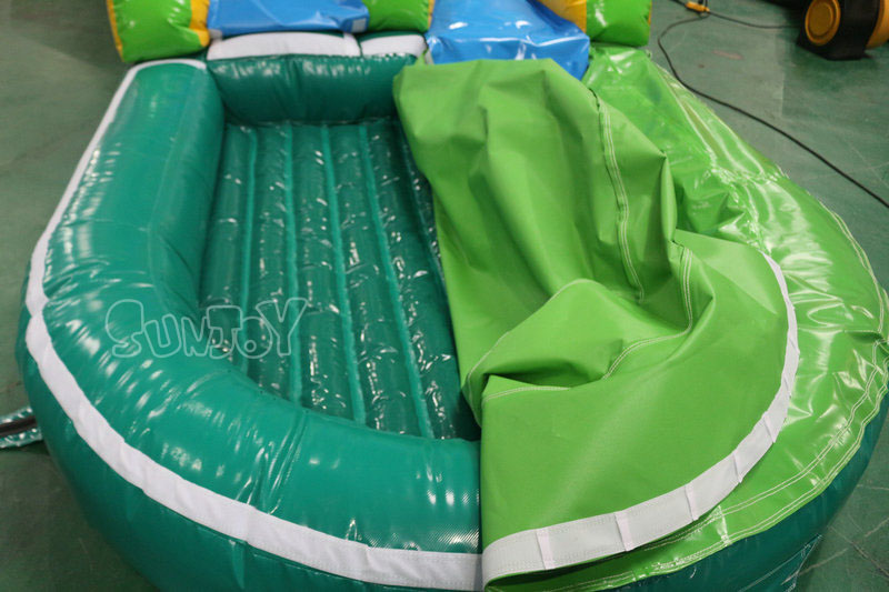 jungle water bounce house small pool