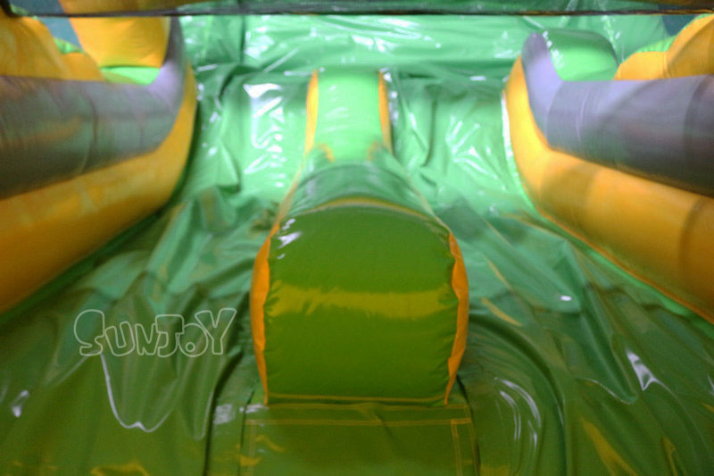 toxic rush inflatable water slide sliding