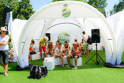 custom inflatable event tent
