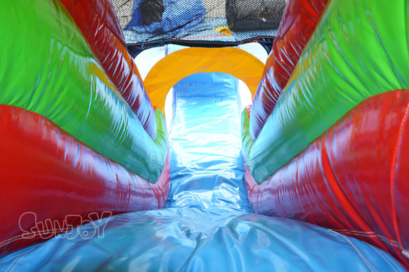 balloon castle combo slide lane