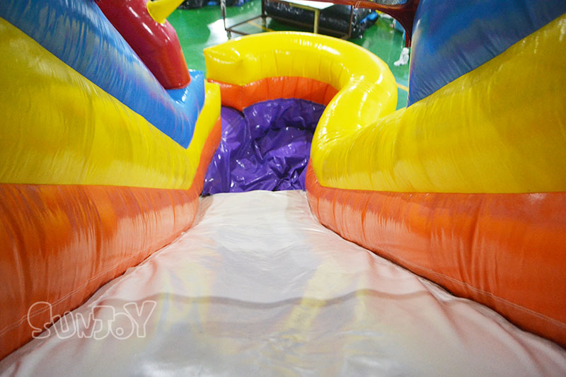 circus inflatable slide right sliding lane