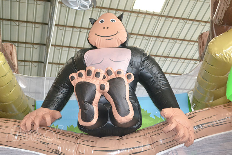 giant inflatable monkey cartoon