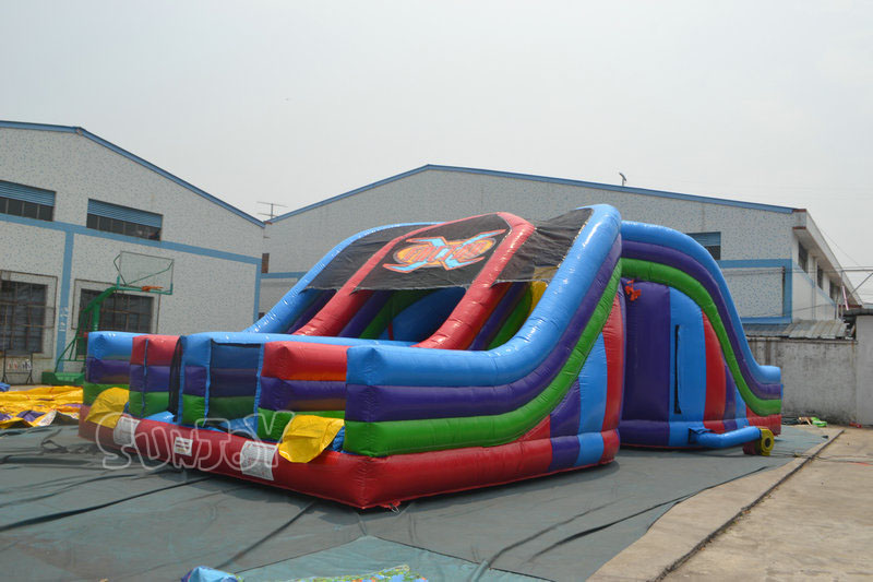 x-cross inflatable amusement park for children