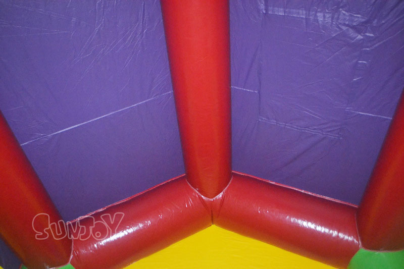 circus time bounce house sunshade roof