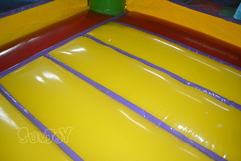 circus time bounce house jumping floor