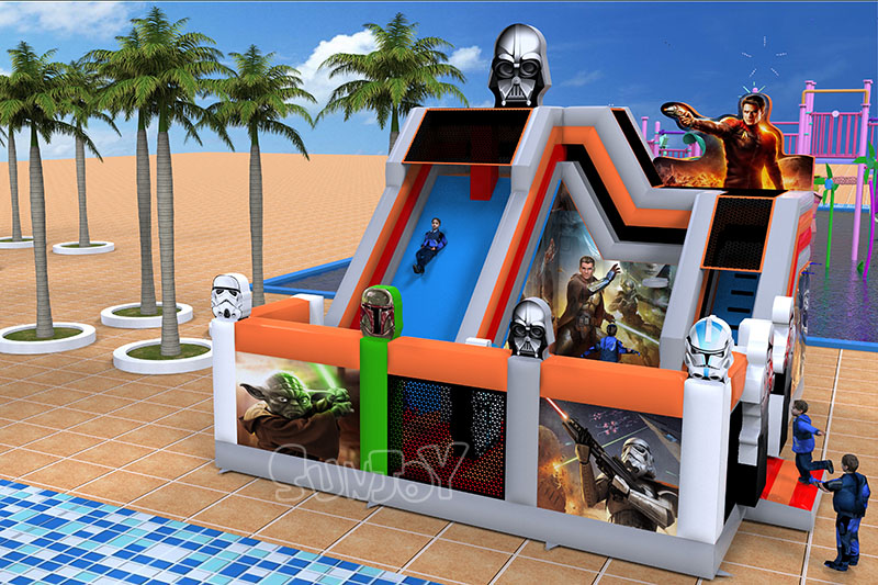 star wars inflatable playground effect picture star wars inflatable playground effect picture