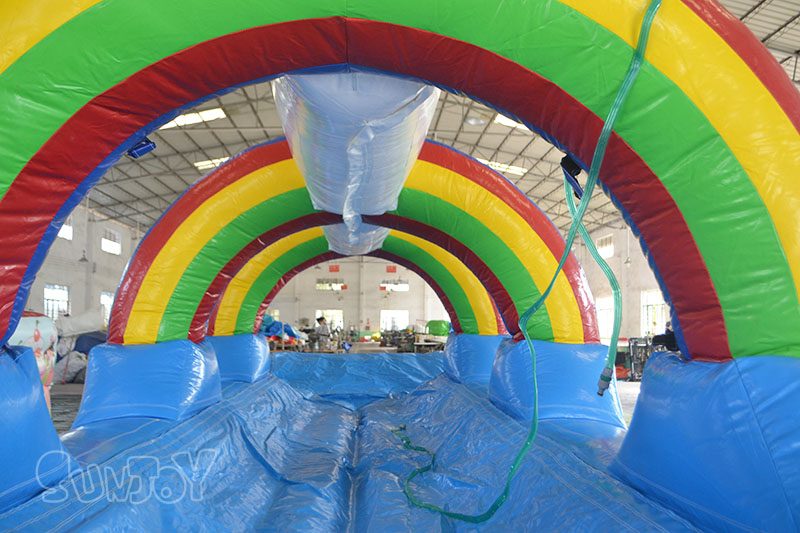 single lane rainbow cloud slip and slide inside details