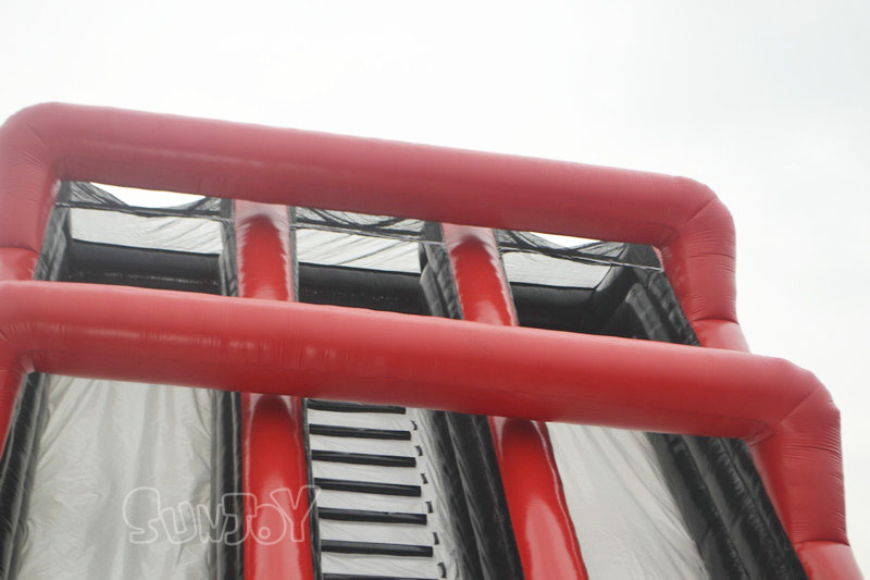 red and black slide upper structure red and black slide upper structure