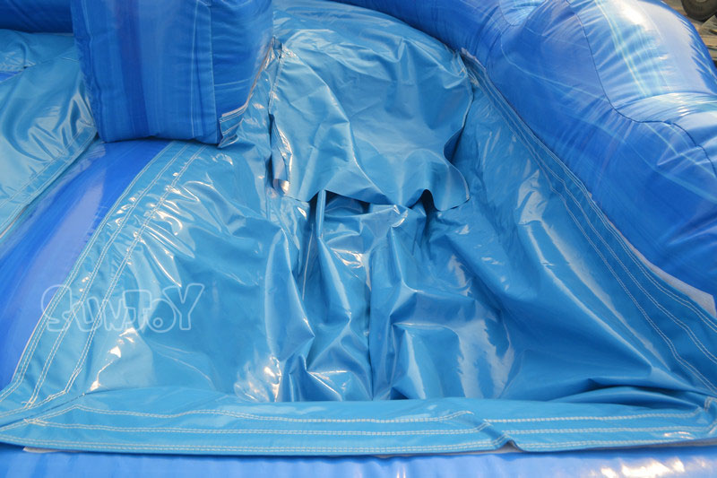 marble blue water slide splash pool