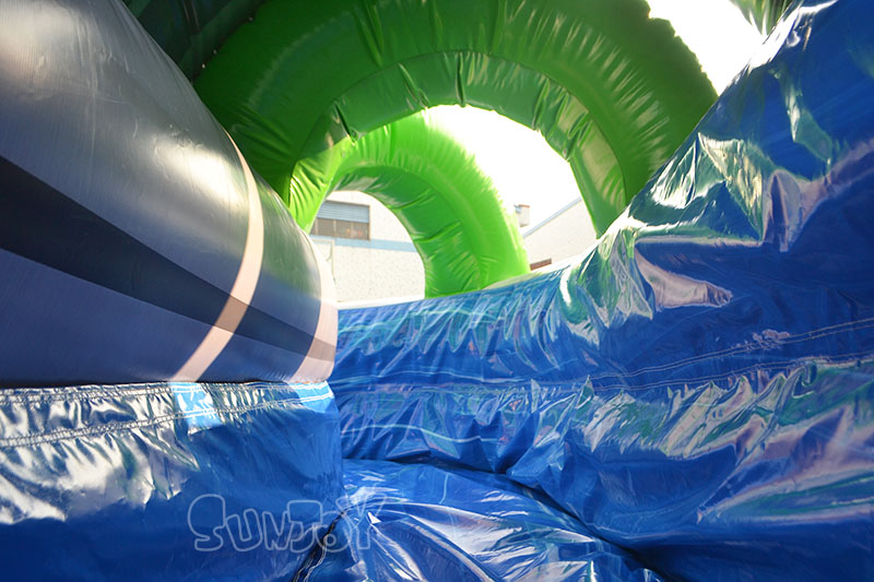 coconut falls water slide tunnel