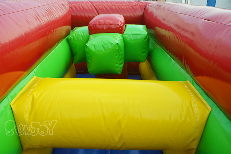 RGBY inflatable playground details 1