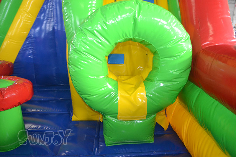 RGBY inflatable playground details 2