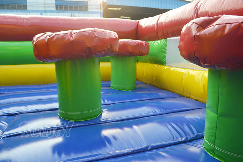 RGBY inflatable playground details 4